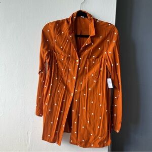 Polka dots dress shirt
